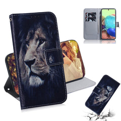 Colored Drawing Horizontal Flip Leather Case with Holder & Card Slot & Wallet