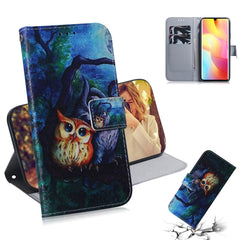 Colored Drawing Horizontal Flip Leather Case with Holder & Card Slot & Wallet