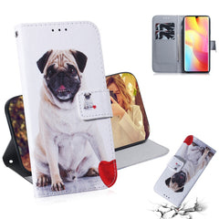 Colored Drawing Horizontal Flip Leather Case with Holder & Card Slot & Wallet