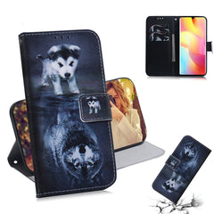 Colored Drawing Horizontal Flip Leather Case with Holder & Card Slot & Wallet