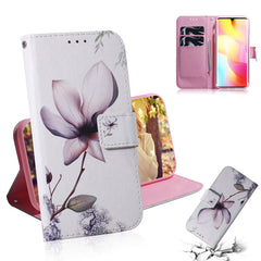 Colored Drawing Horizontal Flip Leather Case with Holder & Card Slot & Wallet