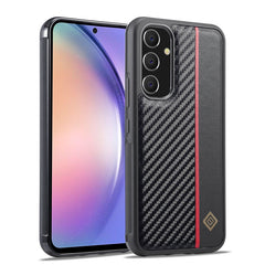 LC.IMEEKE 3 in 1 Carbon Fiber Texture Shockproof Phone Case, For Samsung Galaxy S24 Ultra 5G, For Samsung Galaxy A15 5G, For Samsung Galaxy A24, For Samsung Galaxy S24+ 5G, For Samsung Galaxy A34 5G, For Samsung Galaxy S24 5G, For Samsung Galaxy A23 4G...