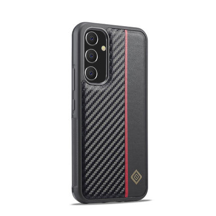 LC.IMEEKE 3 in 1 Carbon Fiber Texture Shockproof Phone Case