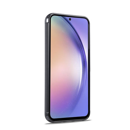 LC.IMEEKE 3 in 1 Carbon Fiber Texture Shockproof Phone Case