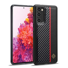 LC.IMEEKE 3 in 1 Carbon Fiber Texture Shockproof Phone Case, For Samsung Galaxy S24 Ultra 5G, For Samsung Galaxy A15 5G, For Samsung Galaxy A24, For Samsung Galaxy S24+ 5G, For Samsung Galaxy A34 5G, For Samsung Galaxy S24 5G, For Samsung Galaxy A23 4G...