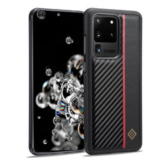 LC.IMEEKE 3 in 1 Carbon Fiber Texture Shockproof Phone Case, For Samsung Galaxy S24 Ultra 5G, For Samsung Galaxy A15 5G, For Samsung Galaxy A24, For Samsung Galaxy S24+ 5G, For Samsung Galaxy A34 5G, For Samsung Galaxy S24 5G, For Samsung Galaxy A23 4G...