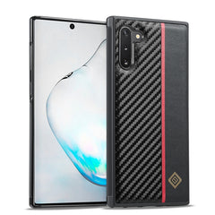 LC.IMEEKE 3 in 1 Carbon Fiber Texture Shockproof Phone Case, For Samsung Galaxy A71 4G, For Samsung Galaxy Note20 Ultra, For Samsung Galaxy A70, For Samsung Galaxy A51 4G, For Samsung Galaxy A50, For Samsung Galaxy S21 FE, For Samsung Galaxy S20�������...