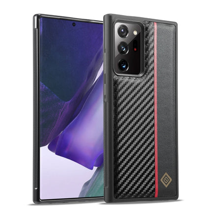 LC.IMEEKE 3 in 1 Carbon Fiber Texture Shockproof Phone Case