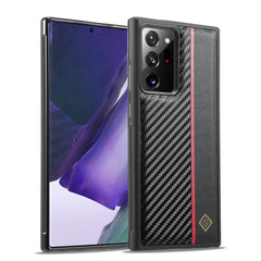 LC.IMEEKE 3 in 1 Carbon Fiber Texture Shockproof Phone Case, For Samsung Galaxy A71 4G, For Samsung Galaxy Note20 Ultra, For Samsung Galaxy A70, For Samsung Galaxy A51 4G, For Samsung Galaxy A50, For Samsung Galaxy S21 FE, For Samsung Galaxy S20�������...