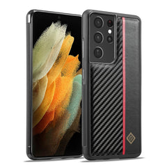 LC.IMEEKE 3 in 1 Carbon Fiber Texture Shockproof Phone Case, For Samsung Galaxy A71 4G, For Samsung Galaxy Note20 Ultra, For Samsung Galaxy A70, For Samsung Galaxy A51 4G, For Samsung Galaxy A50, For Samsung Galaxy S21 FE, For Samsung Galaxy S20�������...