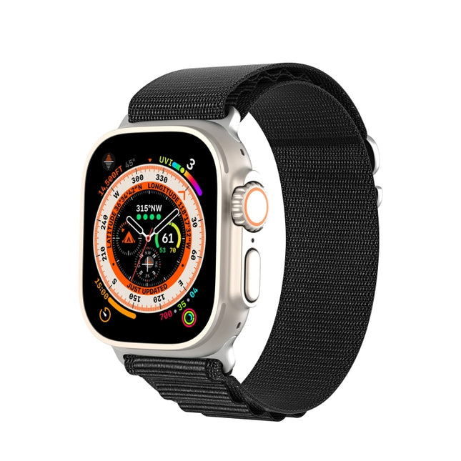 DUX DUCIS GS Series Nylon Loop Watch Band, For Apple Watch Ultra 49mm, For Apple Watch SE 2023 44mm, For Apple Watch SE 2023 40mm, For Apple Watch Ultra 2 49mm, For Apple Watch SE 2022 40mm, For Apple Watch Series 9 45mm