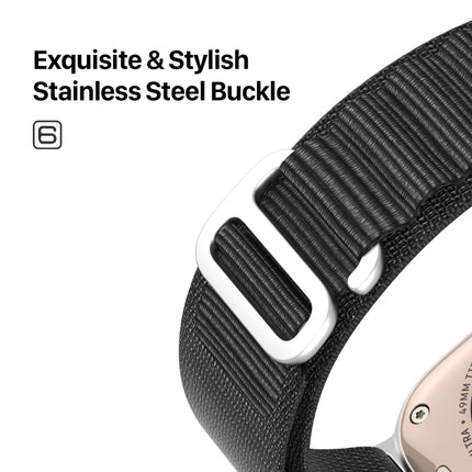 DUX DUCIS GS Series Nylon Loop Watch Band, For Apple Watch Series 4 44mm, For Apple Watch 42mm, For Apple Watch Series 4 40mm, For Apple Watch 38mm, For Apple Watch Series 3 38mm, For Apple Watch Series 3 42mm
