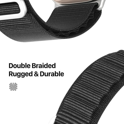 DUX DUCIS GS Series Nylon Loop Watch Band, For Apple Watch Ultra 49mm, For Apple Watch SE 2023 44mm, For Apple Watch SE 2023 40mm, For Apple Watch Ultra 2 49mm, For Apple Watch Series 9 45mm, For Apple Watch SE 2022 40mm