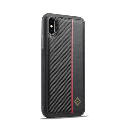 LC.IMEEKE 3 in 1 Carbon Fiber Texture Shockproof Phone Case