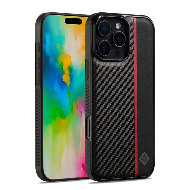 LC.IMEEKE 3 in 1 Carbon Fiber Texture Shockproof Phone Case, For iPhone 17 Pro Max, For iPhone 17 Pro, For iPhone 17, For iPhone Air, For iPhone 16 Pro Max, For iPhone 16 Pro, For iPhone 16 Plus, For iPhone 16, For iPhone 14 Plus, For iPhone 14        ...