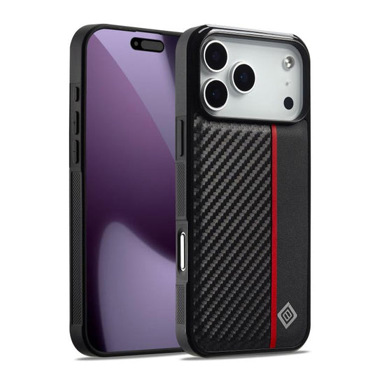 LC.IMEEKE 3 in 1 Carbon Fiber Texture Shockproof Phone Case, For iPhone 17 Pro Max, For iPhone 17 Pro, For iPhone 17, For iPhone 17 Air, For iPhone 16 Pro Max, For iPhone 16 Pro, For iPhone 16 Plus, For iPhone 16, For iPhone 14 Plus, For iPhone 14�����...