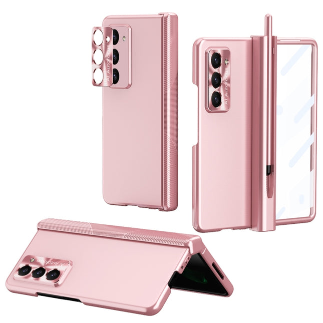 Electroplating Hinged Folding Phone Case with S Pen Fold Edtion, For Samsung Galaxy Z Fold5
