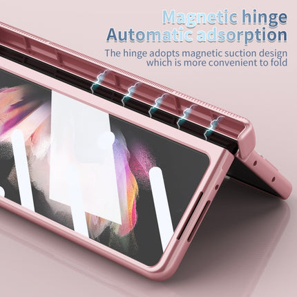 Electroplating Hinged Folding Phone Case with S Pen Fold Edtion, For Samsung Galaxy Z Fold5
