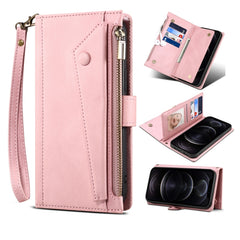 ESEBLE Retro Frosted RFID Flip Leather Phone Case, For iPhone 15 Pro, For iPhone 15 Plus, For iPhone 15
