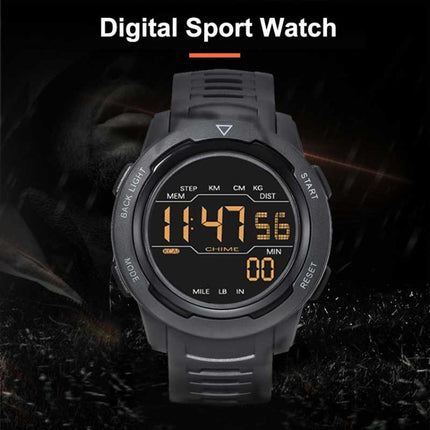 SPOVAN P100 LED Luminous Pedometer Multifunctional Sports Electronic Watch