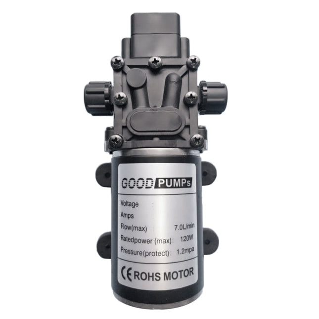 DC Intelligent Diaphragm Pump Anti-epidemic Disinfection Automatic Spraying Spray High-pressure Pump Thread on Both Sides Positive Pump, 12V 120W, 24V 120W, 18V 120W, 48V 120W