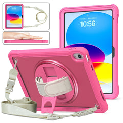 Heavy Duty Hybrid Tablet Case with Hand Grip & Strap, For iPad Air 2022 10.9 / Pro 11 2022, For iPad 10th Gen 10.9 2022, For iPad 10.2 2021 / 2020 / 2019, For iPad mini 6 / mini 2024