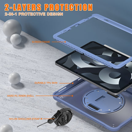 Heavy Duty Hybrid Tablet Case with Hand Grip & Strap, For iPad Air 2022 10.9 / Pro 11 2022, For iPad 10th Gen 10.9 2022, For iPad 10.2 2021 / 2020 / 2019, For iPad mini 6 / mini 2024