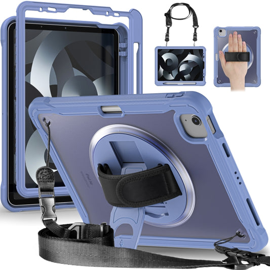 Heavy Duty Hybrid Tablet Case with Hand Grip & Strap, For iPad Air 2022 10.9 / Pro 11 2022, For iPad 10th Gen 10.9 2022, For iPad 10.2 2021 / 2020 / 2019, For iPad mini 6 / mini 2024