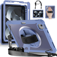 Heavy Duty Hybrid Tablet Case with Hand Grip & Strap, For iPad Air 2022 10.9 / Pro 11 2022, For iPad 10th Gen 10.9 2022, For iPad 10.2 2021 / 2020 / 2019, For iPad mini 6 / mini 2024