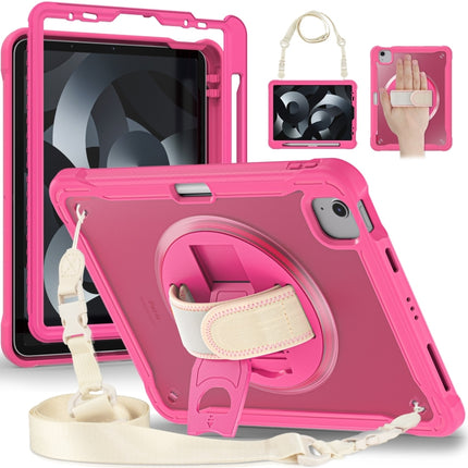 Heavy Duty Hybrid Tablet Case with Hand Grip & Strap, For iPad Air 2022 10.9 / Pro 11 2022, For iPad 10th Gen 10.9 2022, For iPad 10.2 2021 / 2020 / 2019, For iPad mini 6 / mini 2024