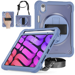 Heavy Duty Hybrid Tablet Case with Hand Grip & Strap, For iPad Air 2022 10.9 / Pro 11 2022, For iPad 10th Gen 10.9 2022, For iPad 10.2 2021 / 2020 / 2019, For iPad mini 6 / mini 2024