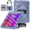 Heavy Duty Hybrid Tablet Case with Hand Grip & Strap, For iPad Air 2022 10.9 / Pro 11 2022, For iPad 10th Gen 10.9 2022, For iPad 10.2 2021 / 2020 / 2019, For iPad mini 6 / mini 2024, For iPad Air / Air 2 / 9.7 2018 / 2017