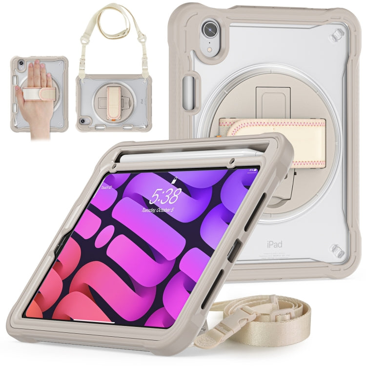 Heavy Duty Hybrid Tablet Case with Hand Grip & Strap, For iPad Air 2022 10.9 / Pro 11 2022, For iPad 10th Gen 10.9 2022, For iPad 10.2 2021 / 2020 / 2019, For iPad mini 6 / mini 2024, For iPad Air / Air 2 / 9.7 2018 / 2017