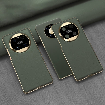 GKK Electroplating Leather Surface Phone Case, For Huawei Mate 50, For Huawei Mate 40 Pro, For Huawei Mate 40, For Huawei Mate 30 Pro 5G