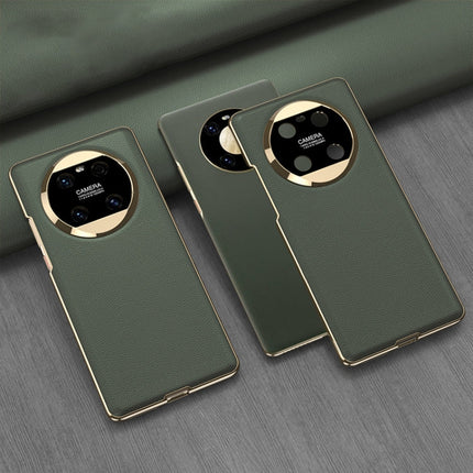 GKK Electroplating Leather Surface Phone Case, For Huawei Mate 50, For Huawei Mate 40 Pro, For Huawei Mate 40, For Huawei Mate 30 Pro 5G