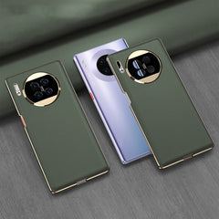 GKK Electroplating Leather Surface Phone Case, For Huawei Mate 50, For Huawei Mate 40 Pro, For Huawei Mate 40, For Huawei Mate 30 Pro 5G