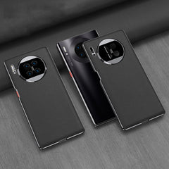 GKK Electroplating Leather Surface Phone Case, For Huawei Mate 50, For Huawei Mate 40 Pro, For Huawei Mate 40, For Huawei Mate 30 Pro 5G