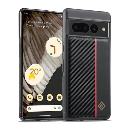 LC.IMEEKE 3 in 1 Carbon Fiber Texture Shockproof Phone Case, For Google Pixel 10 Pro XL, For Google Pixel 10 / 10 Pro, For Google Pixel 9a, For Google Pixel 9 Pro XL, For Google Pixel 9 / 9 Pro, For Google Pixel 8, For Google Pixel 7A������������������...