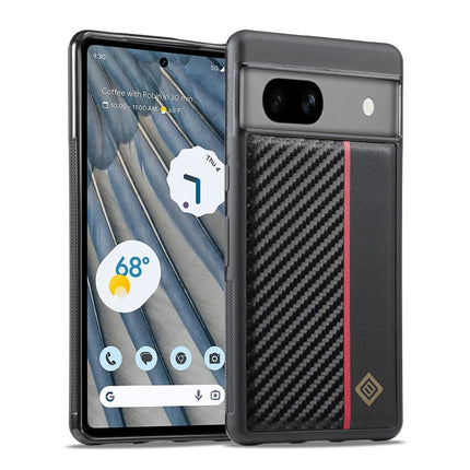 LC.IMEEKE 3 in 1 Carbon Fiber Texture Shockproof Phone Case, For Google Pixel 10 Pro XL, For Google Pixel 10 / 10 Pro, For Google Pixel 9a, For Google Pixel 9 Pro XL, For Google Pixel 9 / 9 Pro, For Google Pixel 8, For Google Pixel 7A������������������...