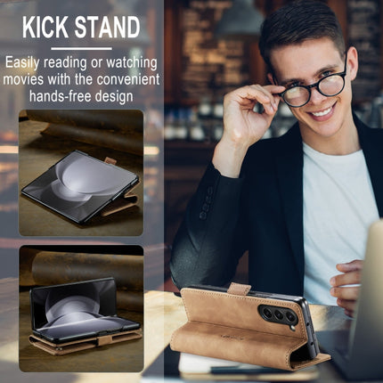 CaseMe-013 Multifunctional Retro Frosted Leather Phone Case, For Samsung Galaxy Z Fold5