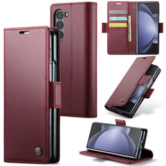 CaseMe 023 Butterfly Buckle Litchi Texture RFID Anti-theft Leather Phone Case
