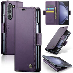 CaseMe 023 Butterfly Buckle Litchi Texture RFID Anti-theft Leather Phone Case