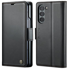 CaseMe 023 Butterfly Buckle Litchi Texture RFID Anti-theft Leather Phone Case