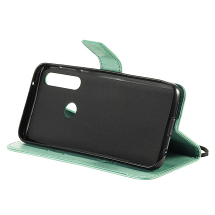 Tree & Cat Embossed Pattern Horizontal Flip Leather Case with Holder & Card Slots & Wallet & Lanyard, For Motorola Moto G Power, For Motorola Moto G8 Power Lite