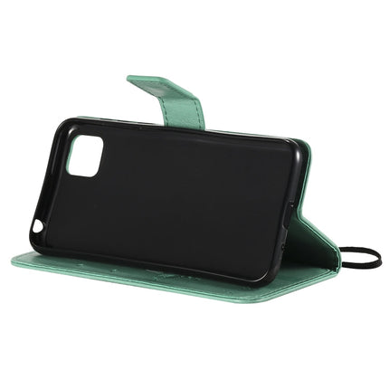 Tree & Cat Embossed Pattern Horizontal Flip Leather Case with Holder & Card Slots & Wallet & Lanyard, For Huawei Y5p, For Huawei Y6p