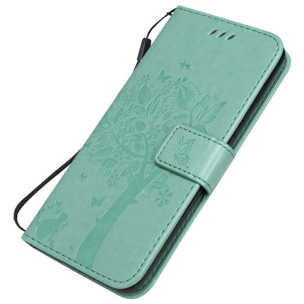 Tree & Cat Embossed Pattern Horizontal Flip Leather Case with Holder & Card Slots & Wallet & Lanyard, For Samsung Galaxy A41, For Samsung Galaxy A51 5G