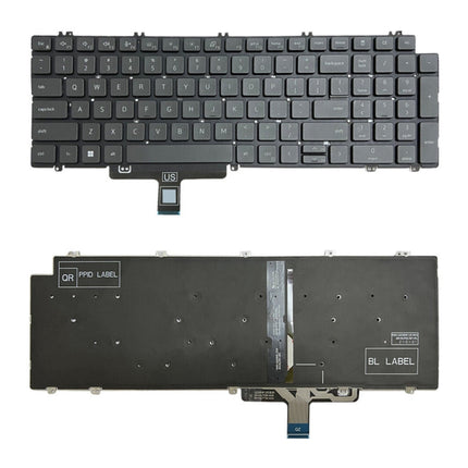 US Version Backlight Laptop Keyboard, For Dell Inspiron 15-3511 3515 5510 7510 16-7610, For Dell Vostro 5310 5320 5410 Latitude 3320 3420, For Dell Latitude 5520 5521 Precision 3560 3561, For Dell Latitude 7300 5300 5200, For Dell XPS 13 9343 13 9350 9360