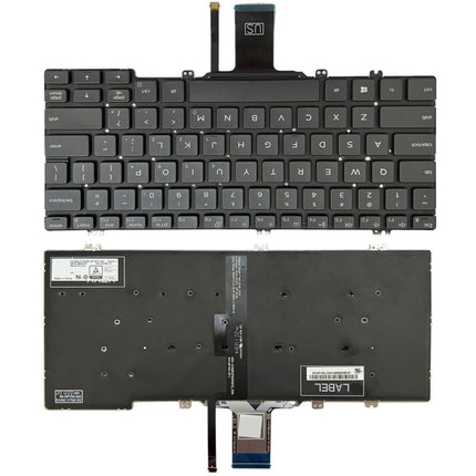 US Version Backlight Laptop Keyboard, For Dell Inspiron 15-3511 3515 5510 7510 16-7610, For Dell Vostro 5310 5320 5410 Latitude 3320 3420, For Dell Latitude 5520 5521 Precision 3560 3561, For Dell Latitude 7300 5300 5200, For Dell XPS 13 9343 13 9350 9360