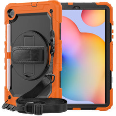 For Samsung Galaxy Tab S6 Lite P610 Shockproof Colorful Silicone + PC Protective Case with Holder & Shoulder Strap & Hand Strap & Pen Slot, For Samsung Galaxy Tab S6 Lite P610