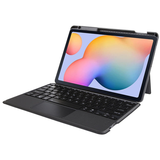 T610B-AS Pivot Backlight Upper Pen Tray Bluetooth Keyboard Leather Case For Samsung Galaxy Tab S6 Lite 10.4 P610/615